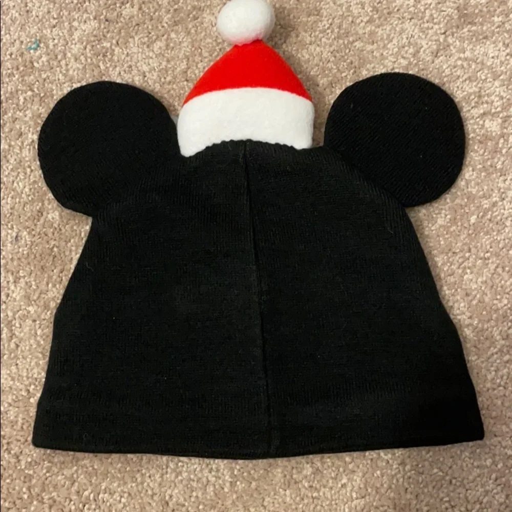 Disney Black & White Mickey LED Pom Beanie Hat